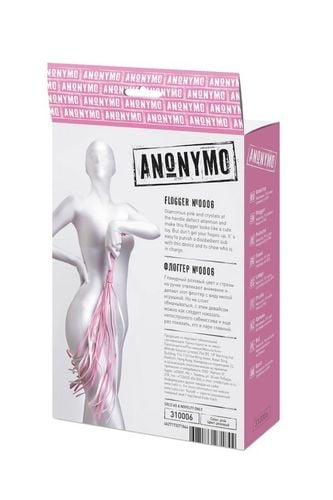 anonymo flogger, pu leather, pink, 64 cm na Arena.pl