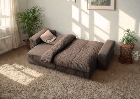 Duża elegancka sofa rozkładana PAS na Arena.pl