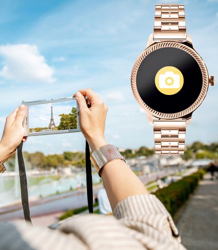 Smartwatch Watchmark złoty na Arena.pl