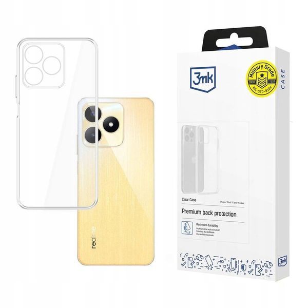 Silikonowe etui na Realme C53 - 3mk Clear Case zdjęcie 1