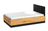 Łóżko Młodzieżowe 120x200 cm Craft Złoty + Czarny + Stal Premium COLLEN ML