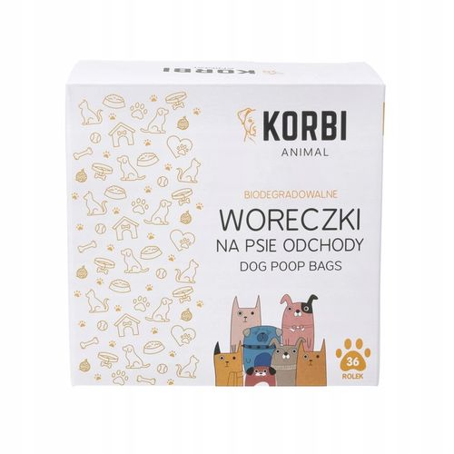 WORECZKI NA PSIE ODCHODY 540 SZTUK BIODEGRADOWALNE WORKI NA KUPY BIO + ETUI na Arena.pl