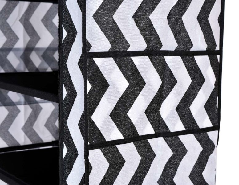Szafka tekstylna na buty Lea - zebra zdjęcie 7