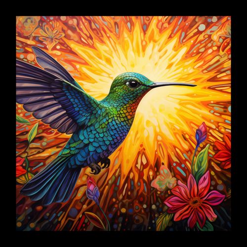 Plakat 20x20cm Koliber Barw na Arena.pl