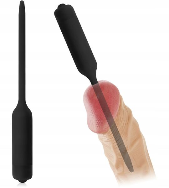 SILIKONOWY DILATOR Z WIBRACJAMI DO CEWKI MOCZOWEJ PROSTATY MASAŻER MĘSKI zdjęcie 5