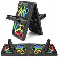 Przyrząd do robienia pompek ćwiczeń treningu kalisteniki deska składana