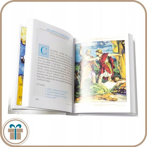 BIBLIA DLA DZIECI ILUSTROWANA Pamiątka Chrztu Komunii Świętej GRAWER na Arena.pl
