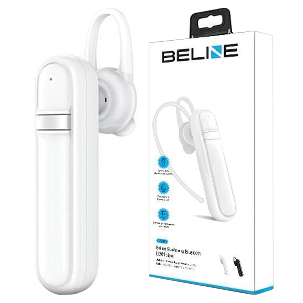 beline słuchawka bluetooth lm01 biała/white zdjęcie 1