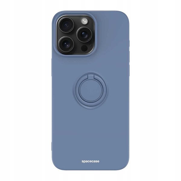 Spacecase Silicone Ring Iphone 15 Pro Max Blue zdjęcie 7