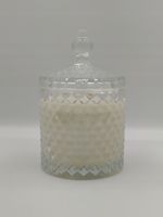 Luksusowa Świeca Sojowa w Kryształowym Szkle - 600 ml