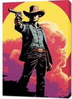 Obraz 70x100cm Strzelec z Epoki