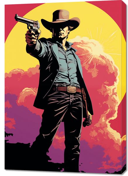 Obraz 70x100cm Strzelec z Epoki zdjęcie 1