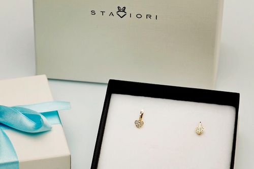 Złote kolczyki Staviori na Arena.pl