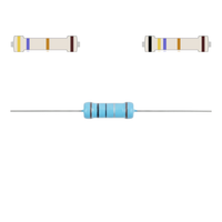 Rezystor 4.7 Ohm tolerancja 1% precyzyjny moc 3W 4.7R 5x16mm metalizowany