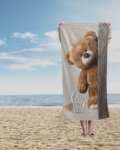 Ręcznik  licencyjny 70x140cm - MIŚ na Arena.pl