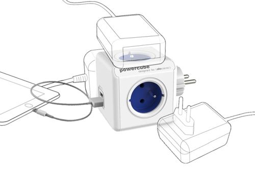 Listwa kostka allocacoc PowerCube 4 gniazda 2xUSB na Arena.pl