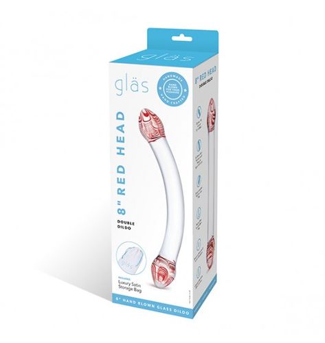 Glas - Red Head Double Glass Dildo na Arena.pl