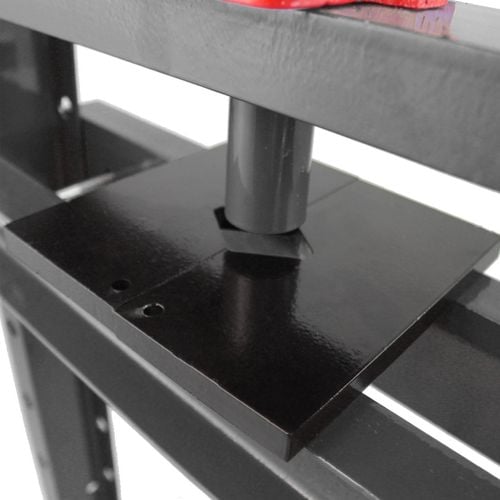 19526 Czarna prasa hydrauliczna warsztatowa 12-tonowa stabilna na Arena.pl