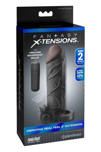 fantasy x tensions vibrating real feel 2 inch extension black na Arena.pl