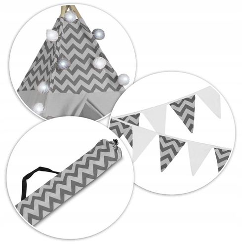 namiot tipi bawełniany Zygzak MAŁPISZON na Arena.pl