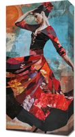 Obraz 30x60cm Taniec Flamenco