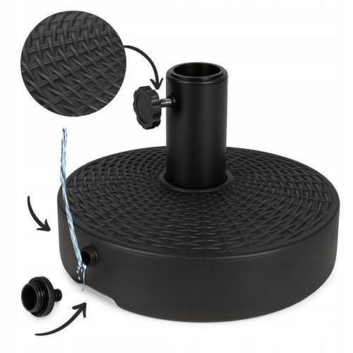 obciążenie PODSTAWA DO PARASOLA 22L OBCIĄŻNIK XXL BAZA OGRODOWEGO STOJAK na Arena.pl