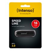 Pendrive Intenso Speed Line 16 Gb Usb 3.0 Czarny Niemcy