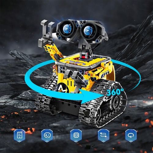 FIGURKA ROBOT WALL E 520 szt KLOCKI - 3w1 PROGRAMOWALNY RC ROBOT na Arena.pl