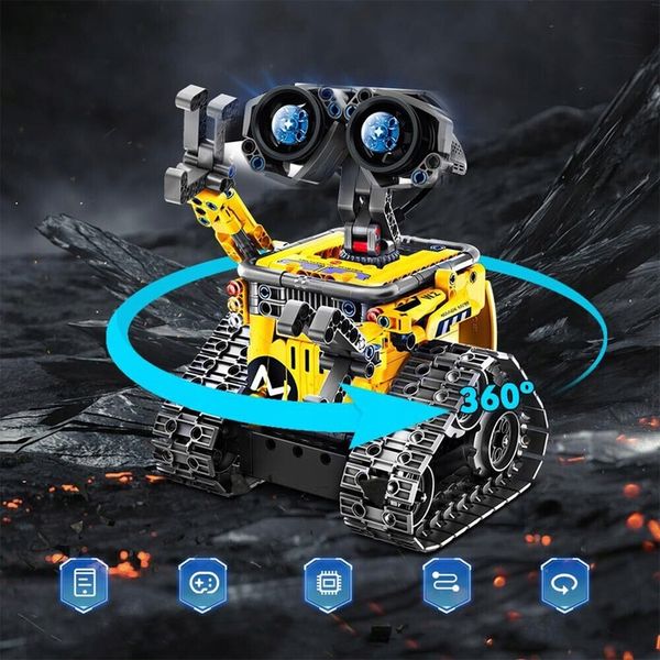 FIGURKA ROBOT WALL E 520 szt KLOCKI - 3w1 PROGRAMOWALNY RC ROBOT zdjęcie 10