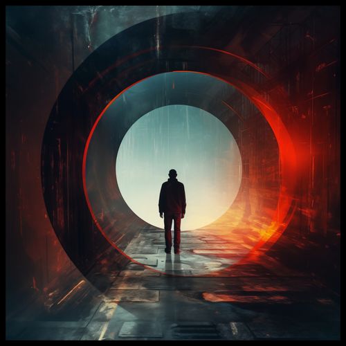 Plakat 90x90cm Portal do Świata na Arena.pl