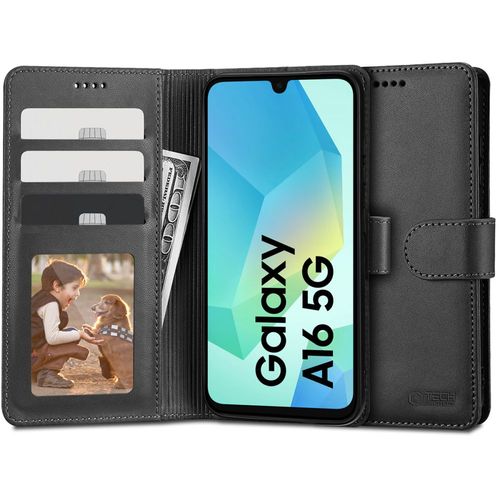 Etui Tech-Protect Wallet z Funkcją Podstawki DO Samsung Galaxy A16 Czarne na Arena.pl