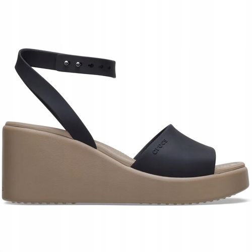 Damskie Sandały Koturn Crocs Brooklyn Ankle Strap 209406 Wedge 37-38 na Arena.pl