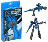 Karabin pistolet zabawka składana w robot EDDY TOYS 2w1 niebieski