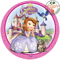 Opłatek na tort Princess Księżniczka