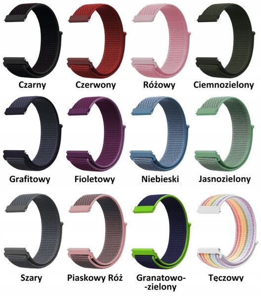 UNIWERSALNY PASEK DO ZEGARKA 22MM TELESKOPY KOLORY zdjęcie 8