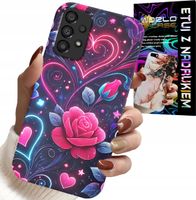 ETUI DO SAMSUNG GALAXY A33 5G - SERCE, RÓŻA, NASTOLETNIE CASE + SZKŁO