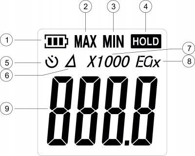 LUKSOMIERZ LUXOMETR MIERNIK NATĘŻENIA ŚWIATŁA OŚWIETLENIA ŚWIATŁOMIERZ LCD na Arena.pl