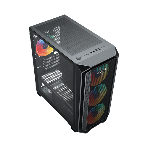 AQIRYS Obudowa do komputera WEZEN black na Arena.pl
