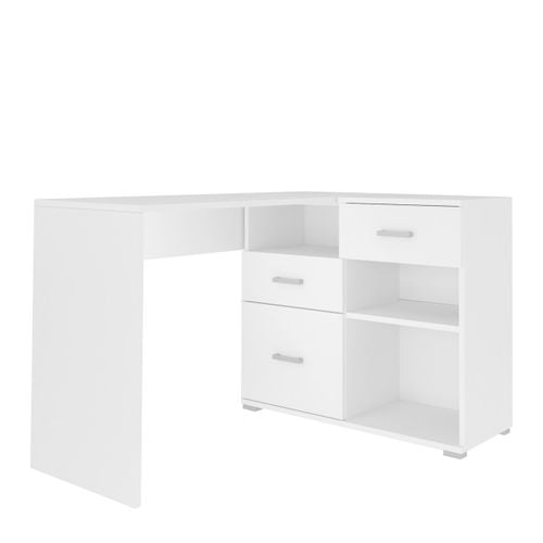 Biurko narożne ABS N4 białe na Arena.pl
