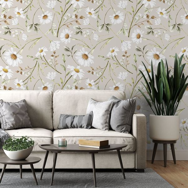 Tapeta Rumianek W86 270 cm płótno zdjęcie 2