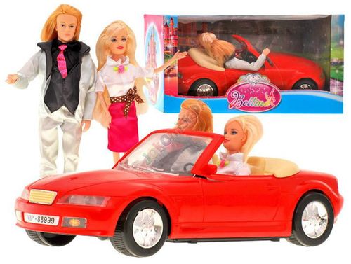Samochód Kabriolet Cabrio + 2 Lalki Nowożeńcy na Arena.pl