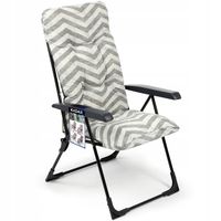 FOTEL LEŻAK OGRODOWY PLAŻOWY REGULOWANY 110KG