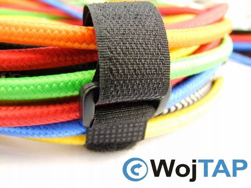 Opaska z rzepem pasek organizer do spinania 10 szt na Arena.pl