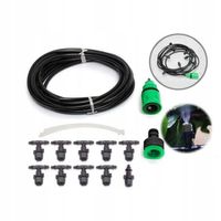 ZESTAW 10m DO NAWADNIANIA KURTYNA WODNA MGIEŁKA BRYZA ZRASZACZ OGRODOWY