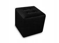 Pufa Pikowana Kostka Tapicerowana salon Siedzisko Guziki