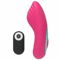 happy loky vibe - system wibracyjny z pilotem, silikonowy, 8x4 cm