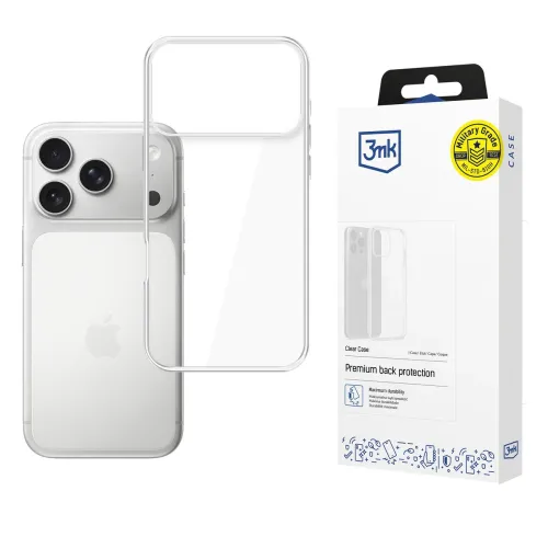 Etui 3mk Clear Case na Apple iPhone 17 Pro - przezroczyste na Arena.pl