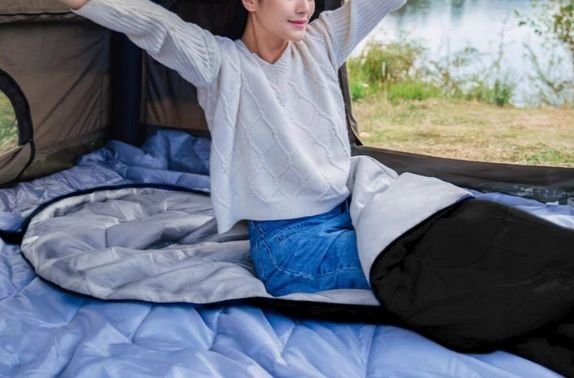 ŚPIWÓR TURYSTYCZNY KOŁDRA MUMIA KOKON LEKKI PRZENOŚNY zdjęcie 4