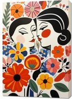 Obraz 70x100cm Kwiatowy Romans