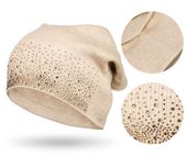 czapka ptn hat-01-7484 beige